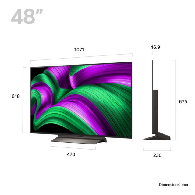 LG OLED48C56LB.AEK 48inch OLED evo AI C5 4K Smart TV 2025