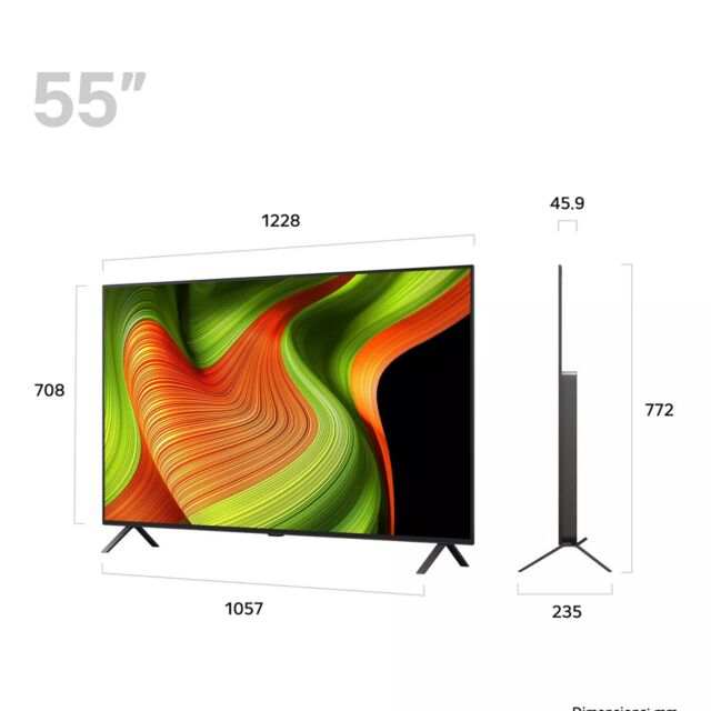 LG OLED55B56LA.AEK OLED AI B5 55inch 4K OLED Smart TV