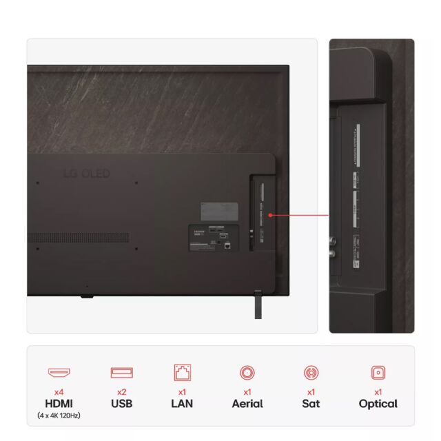 LG OLED55B56LA.AEK OLED AI B5 55inch 4K OLED Smart TV