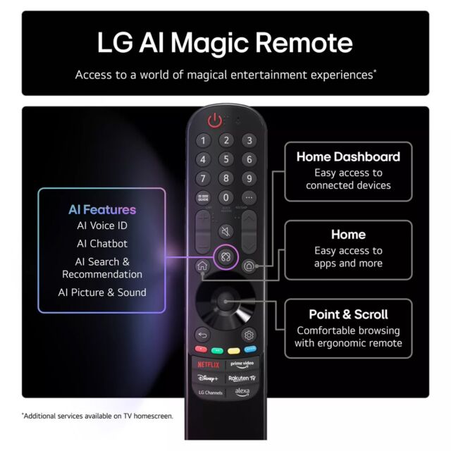 LG OLED55B56LA.AEK OLED AI B5 55inch 4K OLED Smart TV