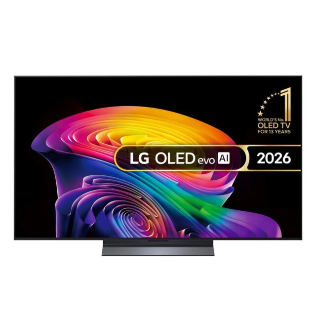 LG OLED55C66LB.AEK 55inch 4K OLED evo AI Smart TV (2026)