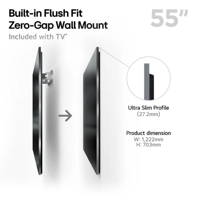 LG OLED55G54LW.AEK OLED evo AI G5 55inch 4K Smart TV