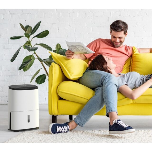Meaco ARETEONE10L Dry Arete One 10L Dehumidifier / Air Purifier - White and Charcoal