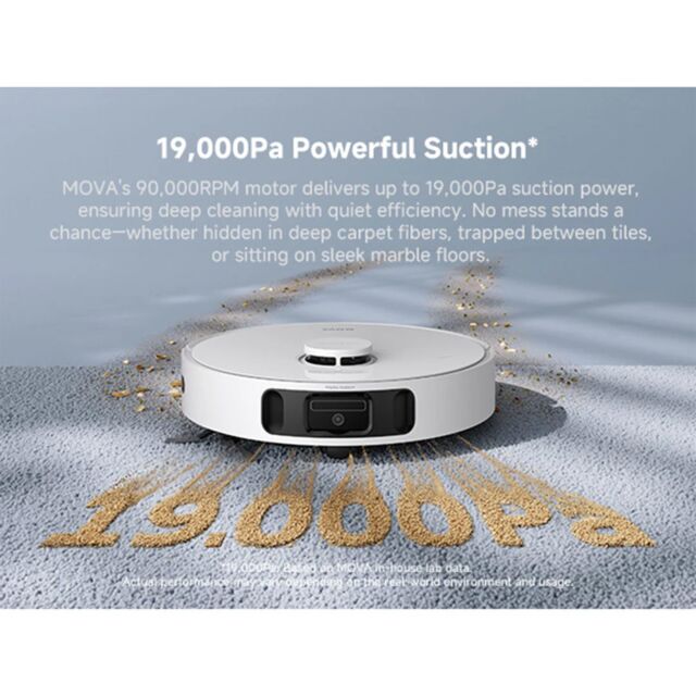 Mova RLE21SE E40 Ultra Robot Vacuum Cleaner - White