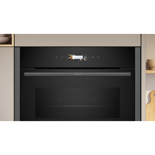 Neff C24MR21G0B Built In Compact Oven with microwave function