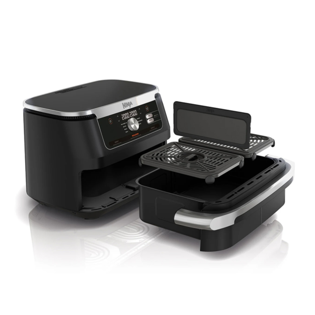 Ninja AF500UK Foodi FlexDrawer 10.4L Air Fryer, Black