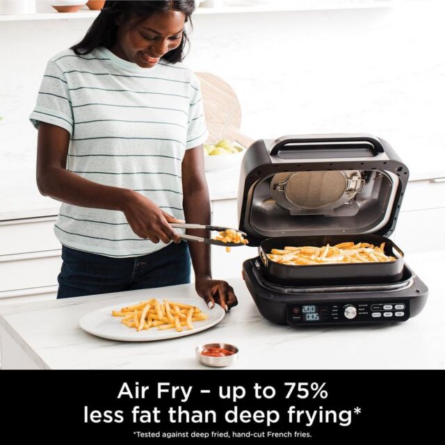 Ninja AG651UK Foodi® MAX Pro Health Grill & Flat Plate Air Fryer