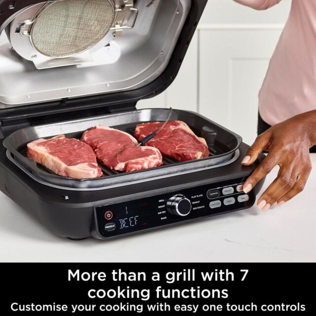 Ninja AG651UK Foodi® MAX Pro Health Grill & Flat Plate Air Fryer