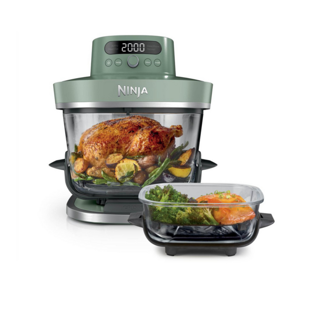 Ninja AS090UKGN CRISPi PRO 5-in-1 Glass Air Fryer Green