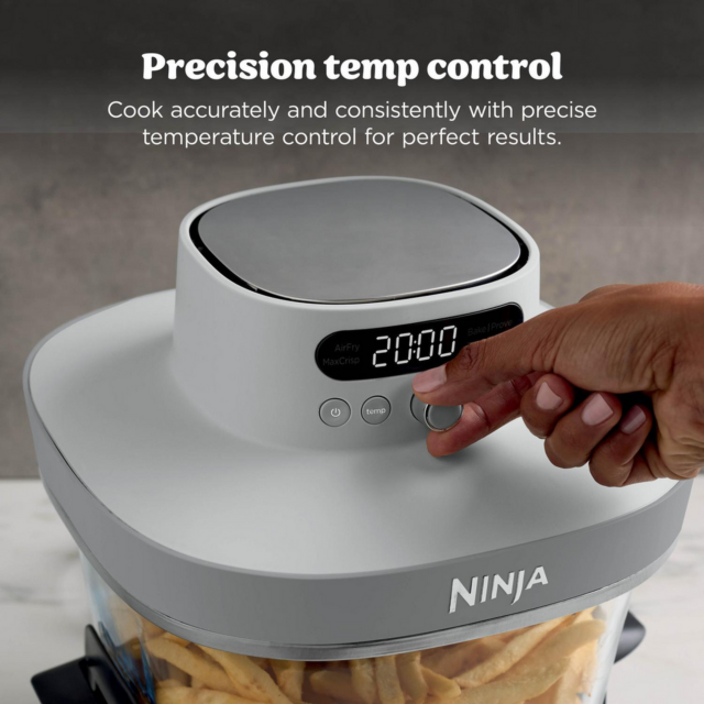 Ninja AS090UKWH CRISPi PRO 5-in-1 Glass Air Fryer