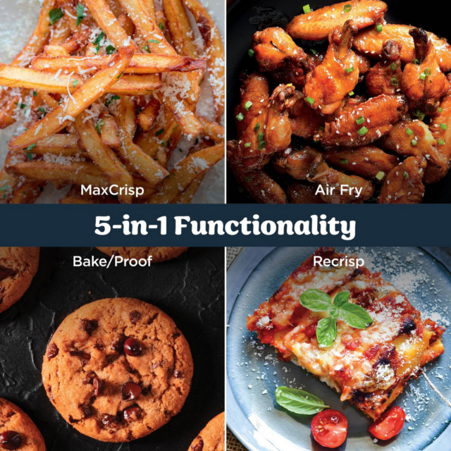 Ninja AS090UKWH CRISPi PRO 5-in-1 Glass Air Fryer