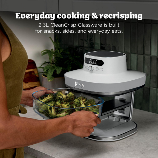 Ninja AS090UKWH CRISPi PRO 5-in-1 Glass Air Fryer