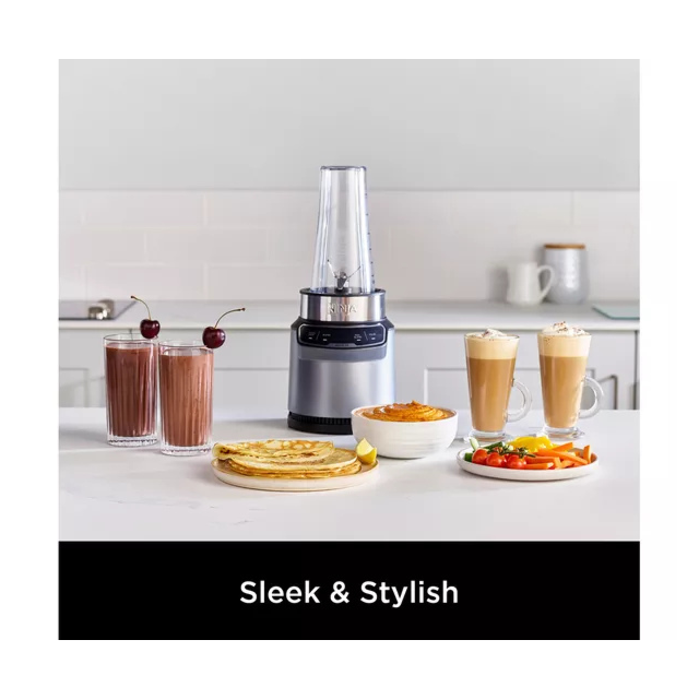 Ninja BN500UK 1000W Compact Motorised Blender Grey