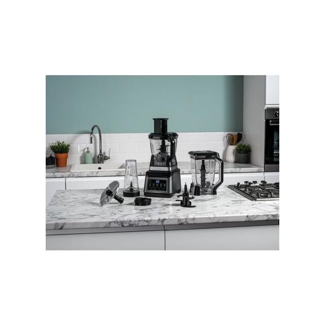 Ninja BN800UK 3-in-1 Blender and Food Processor with Auto IQ - Black/Silver