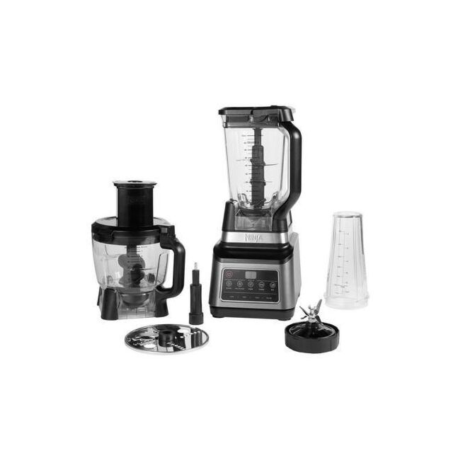 Ninja BN800UK 3-in-1 Blender and Food Processor with Auto IQ - Black/Silver