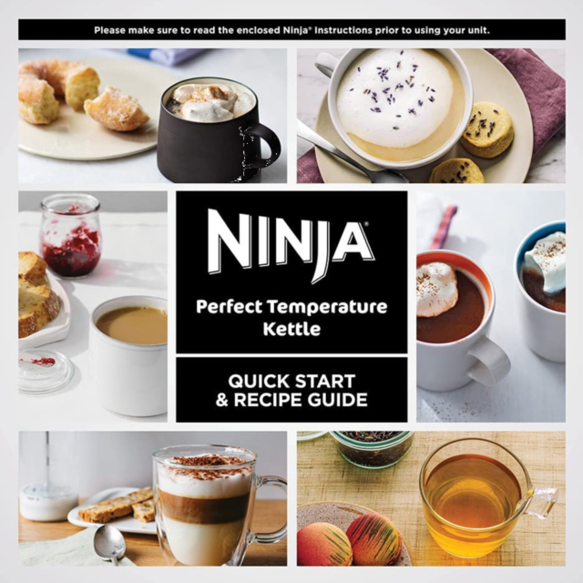 Ninja KT200UK Black Perfect Temperature Kettle, Rapid Boil