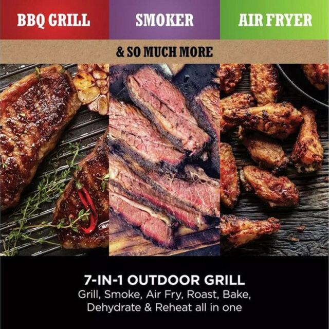 Ninja OG701UK Woodfire Electric BBQ Grill