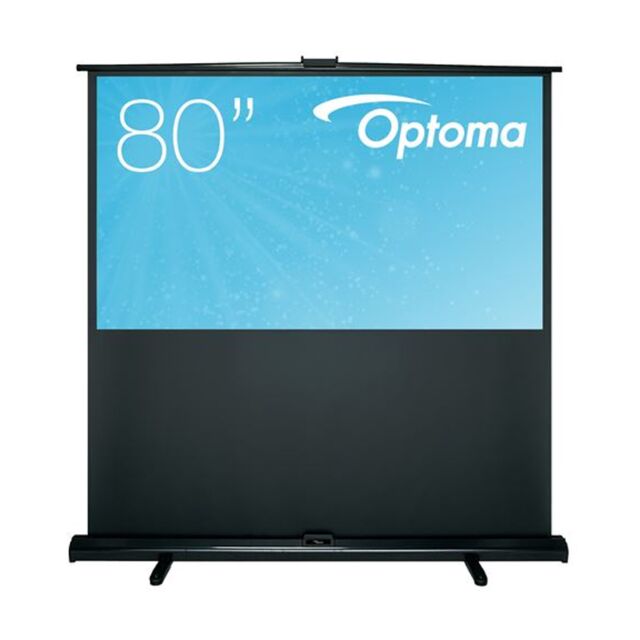 Optoma DP-9080MWL 80inch 16:9 Portable Pull Up Screen 