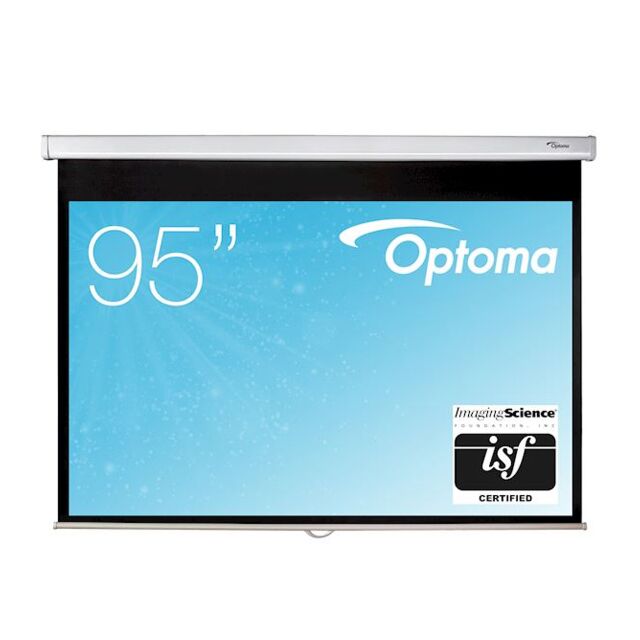 Optoma DS-1095PMG+ 95inch Diagonal 16:10 Pull Down Projector Screen