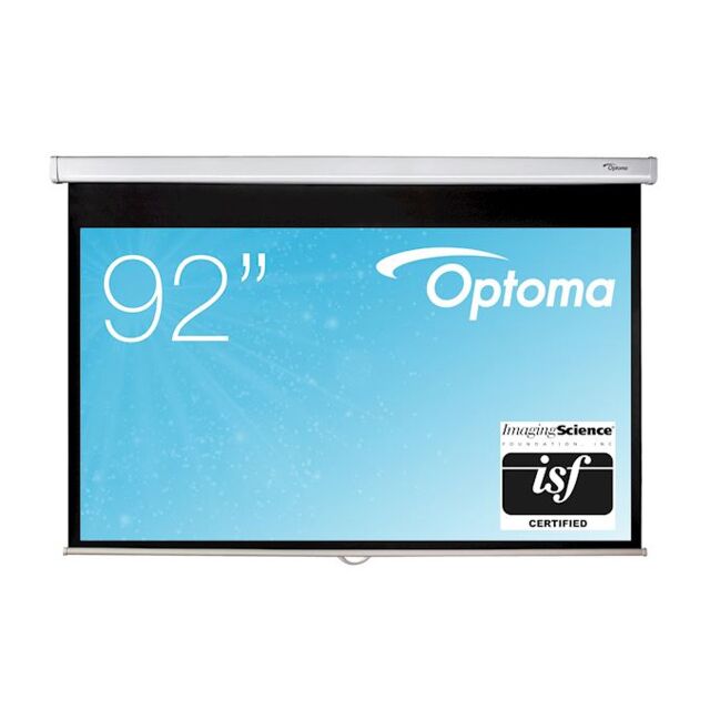 Optoma DS-9092PWC 92inch Diagonal 16:9 Pull Down Projector Screen