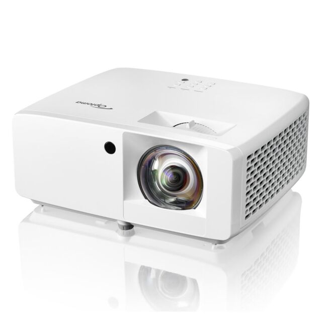 Optoma GT2100HDR Compact Short Throw Full HD Laser Home Projector