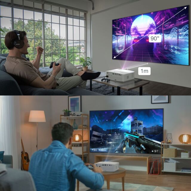 Optoma UHD35STX Short Throw 4K Uhd Gaming And Home Entertainment Projector