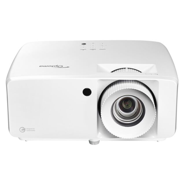 Optoma UHZ67-W Eco-Friendly Compact High Brightness 4K UHD Laser Projector