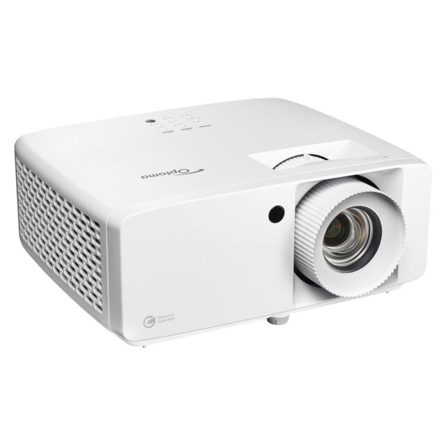 Optoma UHZ67-W Eco-Friendly Compact High Brightness 4K UHD Laser Projector