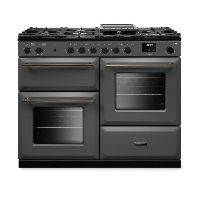 Rangemaster AURO110DF 110cm Dual Fuel Cooker Slate