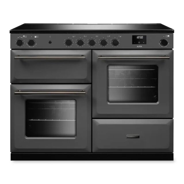 Rangemaster AURO110EI/19317 110cm Induction Slate with Onyx trim