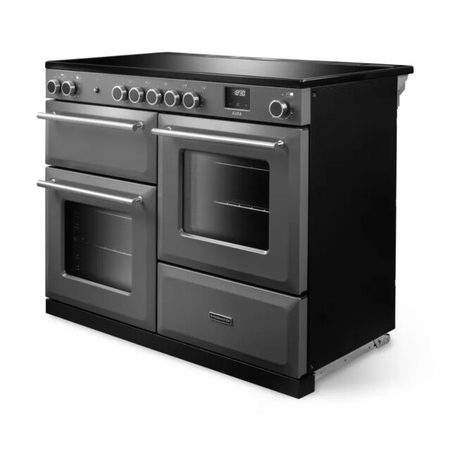Rangemaster AURO110EI/19317 110cm Induction Slate with Onyx trim