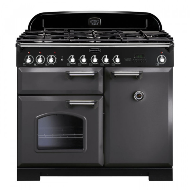 Rangemaster CDL100DFFSL/C (124230) CLASSIC DELUXE 100cm Dual Fuel Cooker