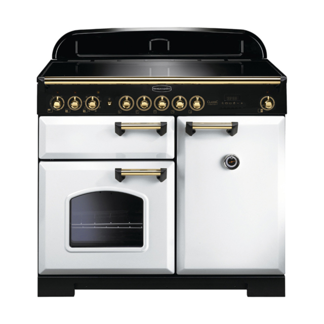 Rangemaster 114040 (CDL100EIWH/B) CLASSIC DELUXE 100cm Induction Cooker