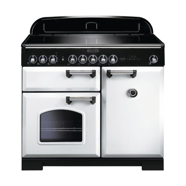 Rangemaster 114030 (CDL100EIWH/C) CLASSIC DELUXE 100cm Induction Cooker