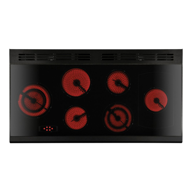 Rangemaster 114150 (CDL110ECWH/C) CLASSIC DELUXE 110cm Ceramic Range Cooker, White/C
