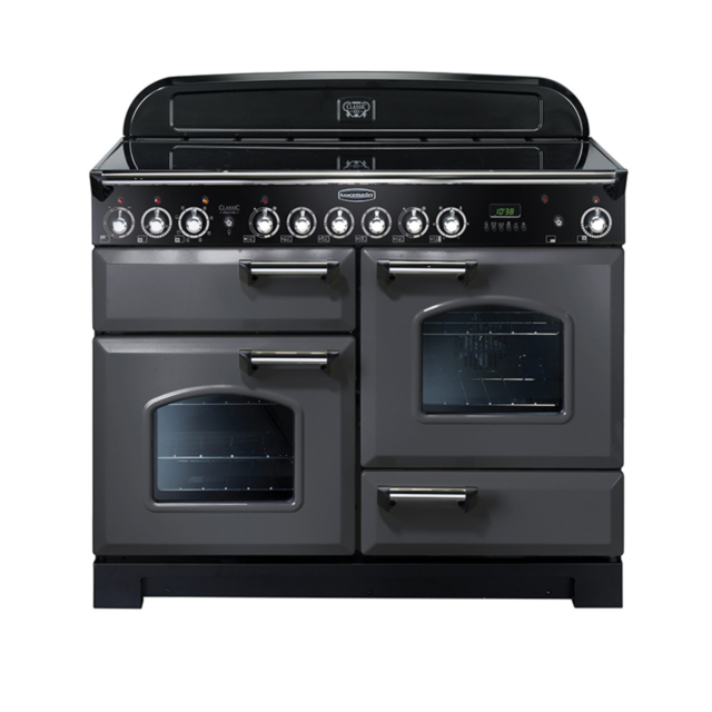 Rangemaster CDL110EISL/C (123410) CLASSIC DELUXE 110cm Induction Range Cooker, Slate/C