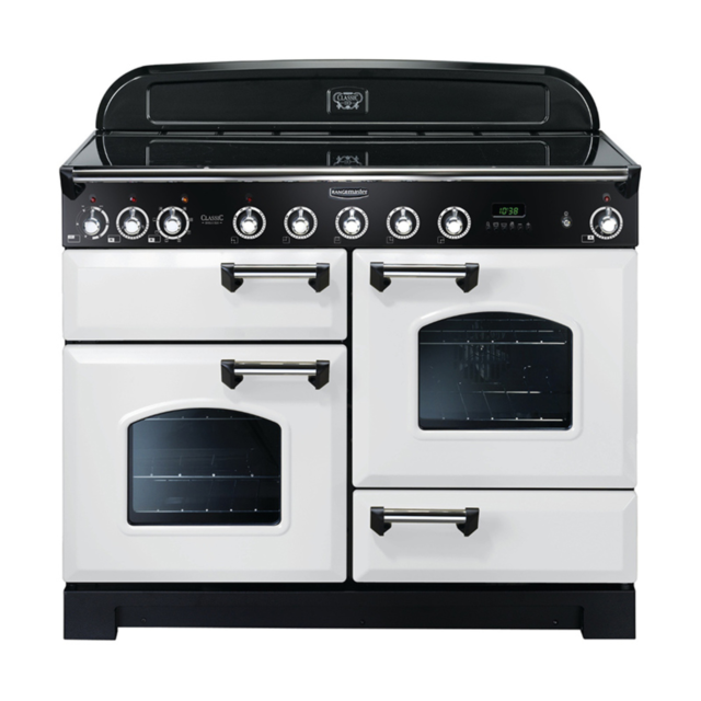 Rangemaster 113110 (CDL110EIWH/C) CLASSIC DELUXE 110cm Induction Range Cooker, WHT,C