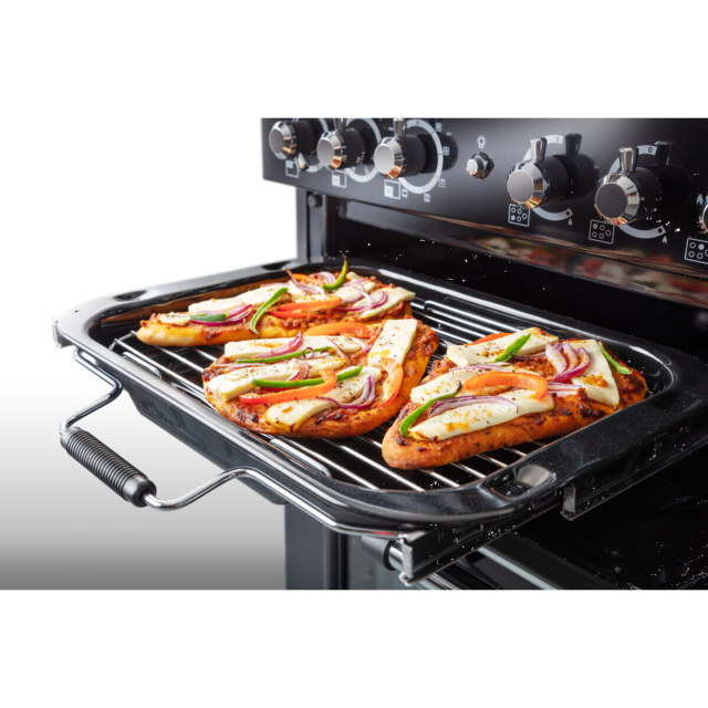 Rangemaster CDL90EICB/C CLASSIC DELUXE 90cm Induction Cooker, Charcoal Black