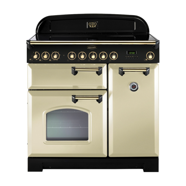 Rangemaster CDL90EICR/B CLASSIC DELUXE 90cm Induction Range Cooker