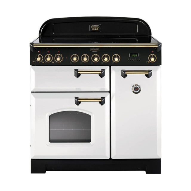 Rangemaster 113740 (CDL90EIWH/B) CLASSIC DELUXE 90cm Induction Range Cooker