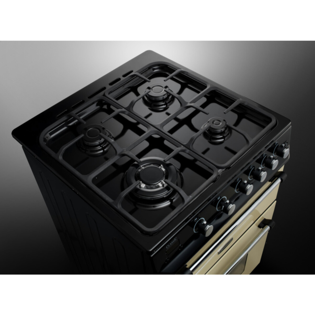 Rangemaster CLA60DFFCR/C Classic 60cm Dual Fuel Freestanding Cooker, Cream