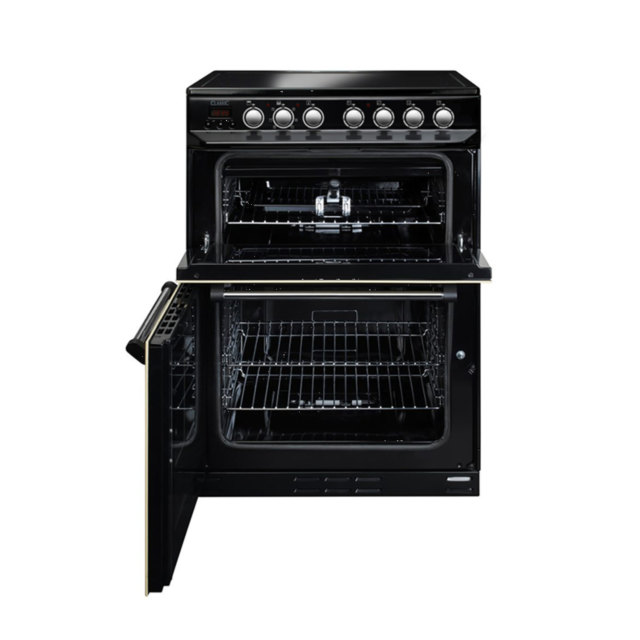 Rangemaster CLA60ECCR/C Classic 60cm Ceramic Freestanding Cooker, Cream