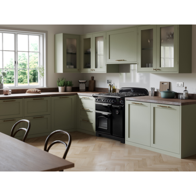 Rangemaster CLA90DFFBL/C CLA90DFFBL Classic Dual Fuel Range Cooker