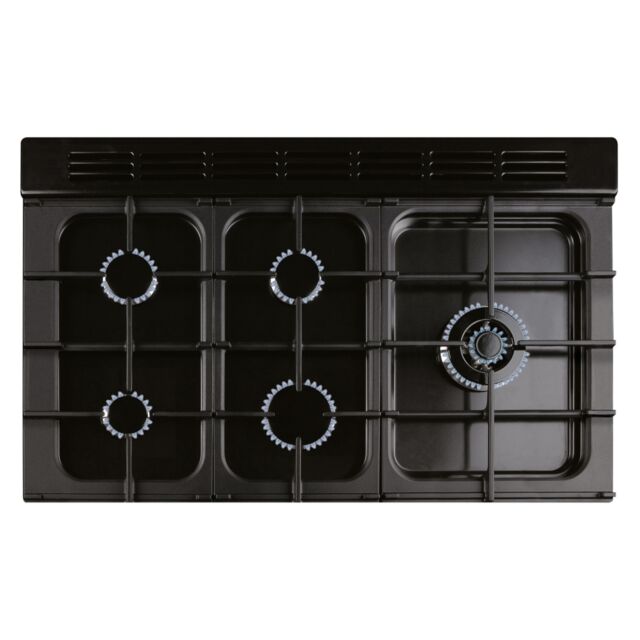 Rangemaster CLDL100DFPSLT/CM1 Classic Deluxe 100cm Dual Fuel Slate/Chrome