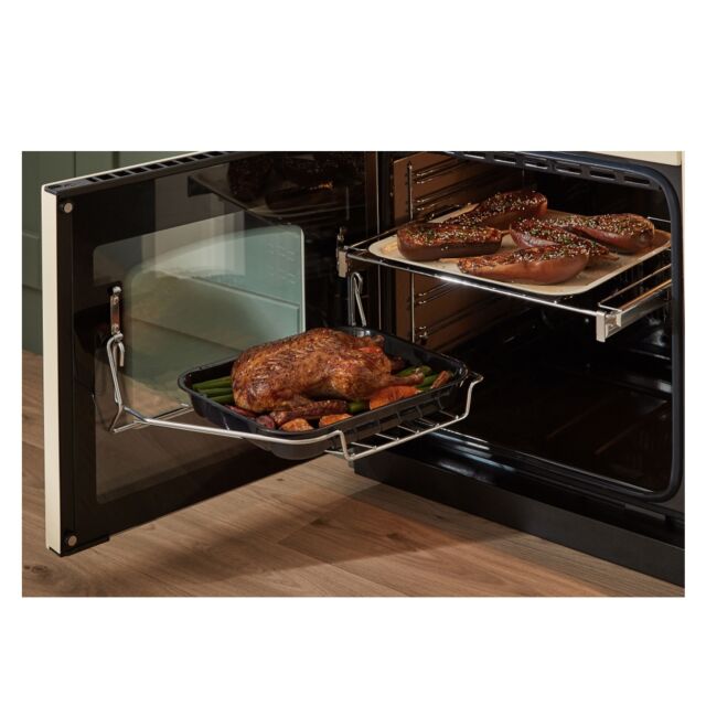 Rangemaster CLDL100EIPSTB/AB1 Classic Deluxe 100cm Induction Stone Blue/Antique Brass