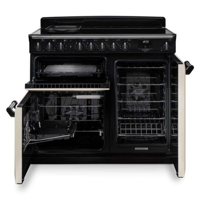 Rangemaster CLDL100EIPSTB/AB1 Classic Deluxe 100cm Induction Stone Blue/Antique Brass