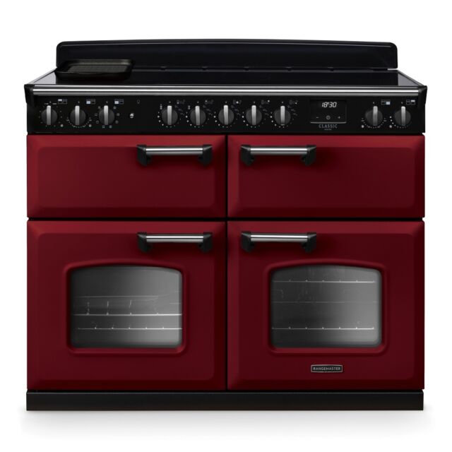 Rangemaster CLDLB110EIPBOR/CM1 Classic Deluxe 110cm BC Induction Bordeaux/Chrome