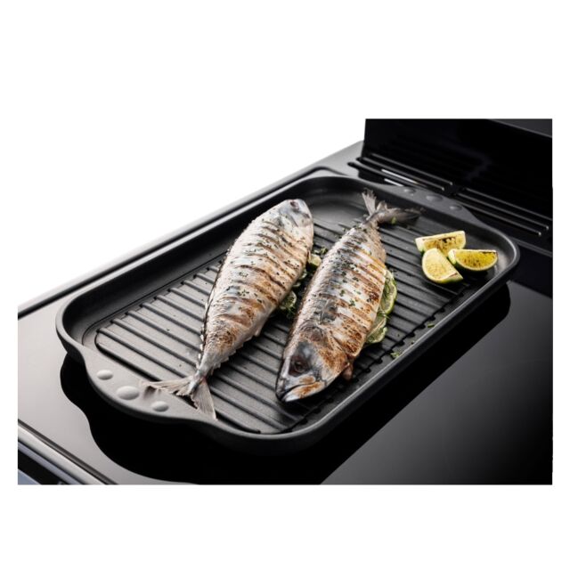 Rangemaster CLDLB110EIPGBL/CM1 Classic Deluxe 110cm BC Induction Black/Chrome