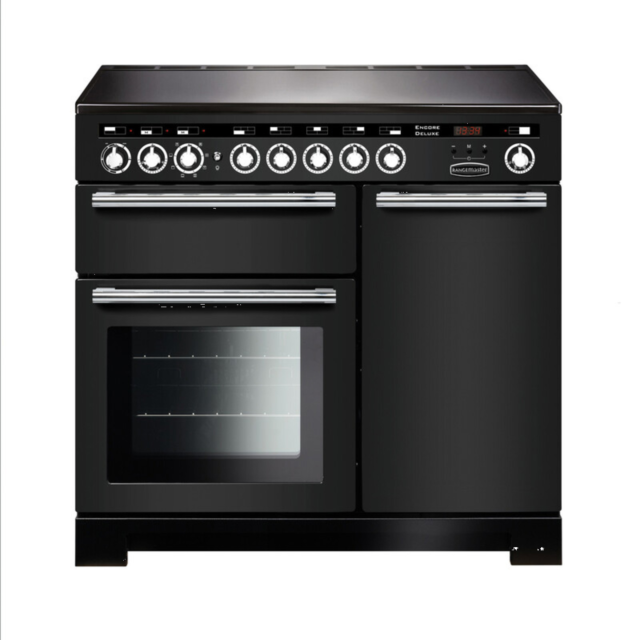 Rangemaster EDL100EICB/C Encore Deluxe 100cm Induction Cooker, Charcoal Black