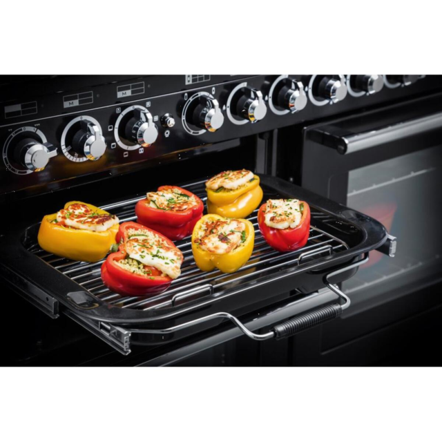 Rangemaster EDL110EISS/C (117410) Encore Deluxe 110cm IND Range Cooker, S Steel/Chrome